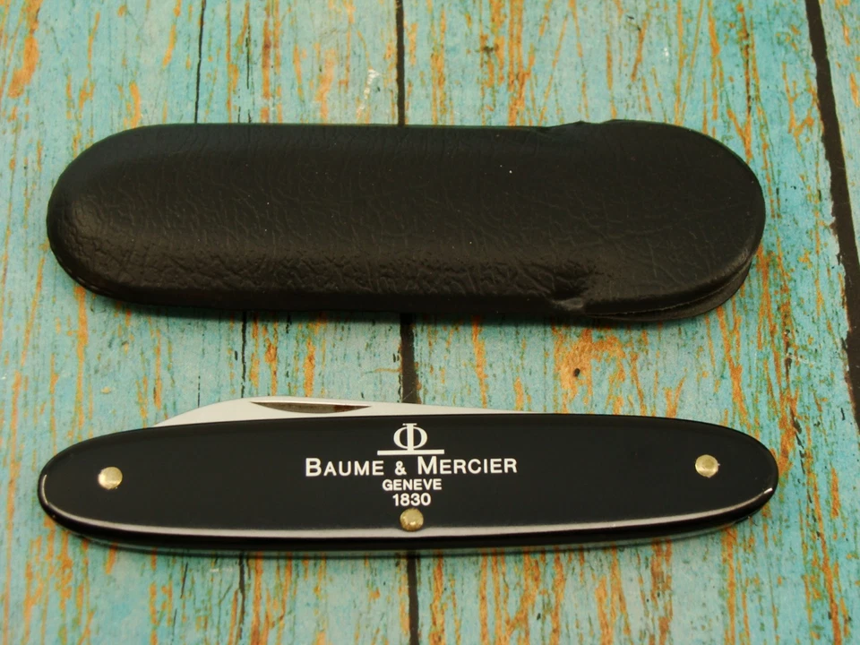 VINTAGE VICTORINOX BAUME&MERCIER ALOX SWISS ARMY POCKET KNIFE WATCH TOOL KNIVES - Image 1 of 4
