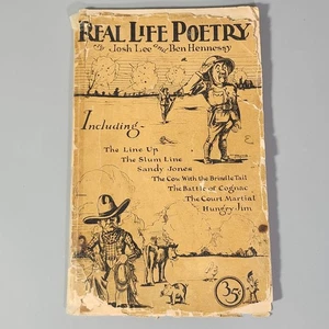Real Life Poetry Vol 2 by Josh Lee Ben Hennessy PB 1927 Publish Guthrie Oklahoma - Picture 1 of 24