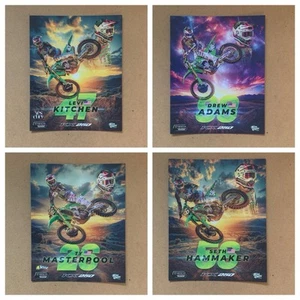 4 MOTOCROSS Posters / Promo Photos - 2025 Pro Circuit Kawasaki Levi Kitchen SMX - Picture 1 of 7