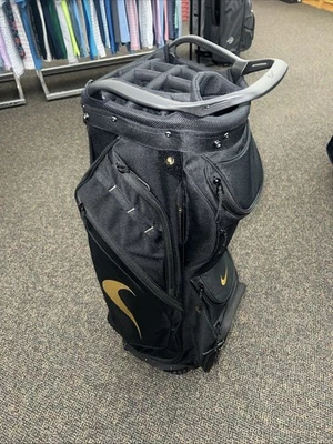 Nike Golf Cart Bag Black and Gold Brand New  - Image 1 of 3