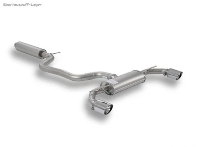 Remus Duplex Komplettanlage ab Kat VW Golf 7 GTI je 102mm scharfkantig - Bild 1 von 4