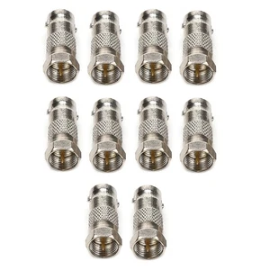 New BNC Female to F Type Male Adapter Durable Repalcement Parts Accessories - Picture 1 of 6
