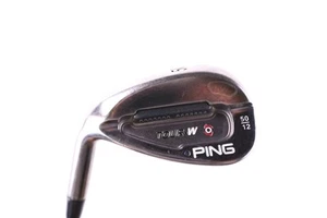 LEFTY Ping Tour-W Brushed Silver 50* Gap Wedge 35.5 in Steel Shaft Stiff Flex - Picture 1 of 8