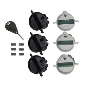 Surfboard Repair Kit 6 Tail Fins Screws Plus a Handy Installation Tool - Picture 1 of 13