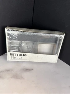 IKEA BETYDLIG 102.198.90. Supporto e supporto per asta per tenda grigia - NUOVO - Foto 1 di 3