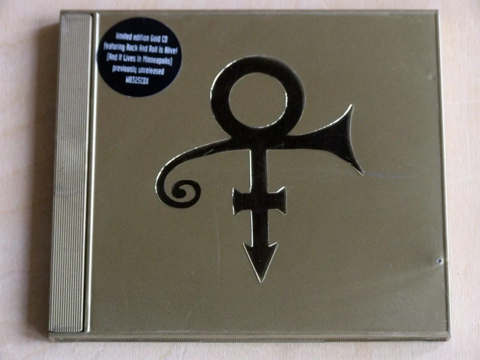 Prince Gold 3-track CD single Limited Edition gold-coloured case & disc W0325CDX - Image 1 of 4
