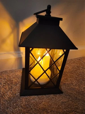 Plastic Battery-Operated Lantern - Black ⚡️⚡️⚡️⚡️⚡️ - Image 1 of 4