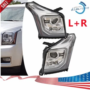 For GMC Yukon XL 2015 2016-2020 HID/Xenon LED Headlight Headlamp Left+Right - Bild 1 von 19