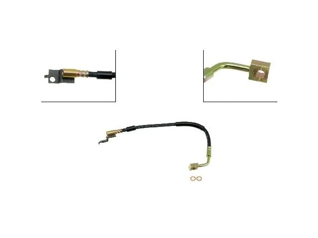 Mangueira de freio dianteira direita para 1986-1992 Jeep Comanche 1988 1989 1987 1990 BQ533QQ - Imagem 1 de 1