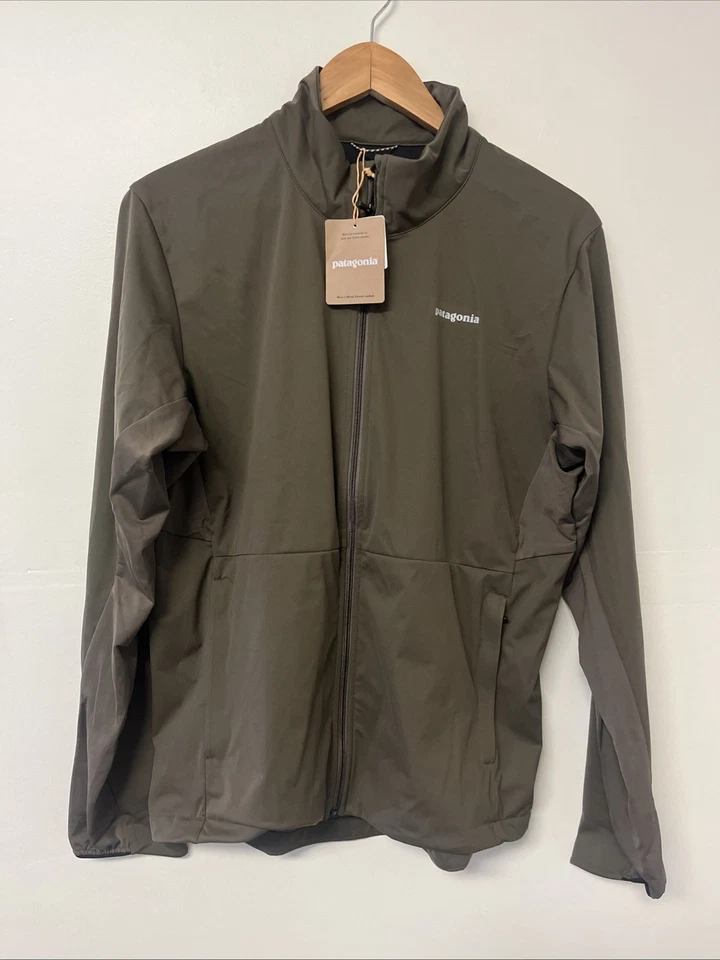 Patagonia Boulder Fork 3-Layer Rain Jacket In Marlow Brown Men's Medium FA25