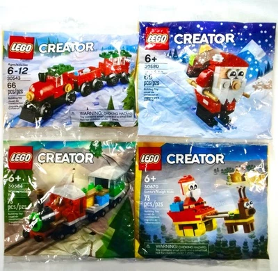LEGO Seasonal / Creator: 30584 зимний праздничный поезд, 30543, 30580 Санта, 30670 - Изображение 1 из 2