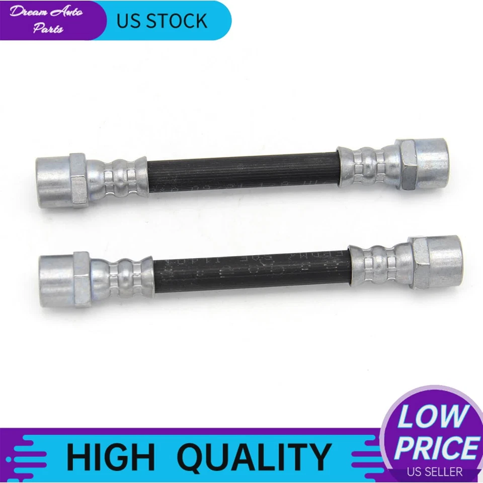 2x Brake Hydraulic Hose Rear LH & RH Inner Fit for BMW E38 740iL 750iL 740i - Image 1 of 4