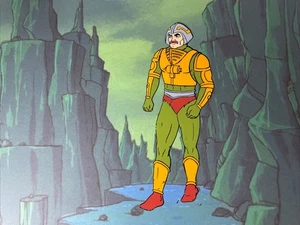 HE-MAN Animation Cel vintage MOTU cartoon production art MAN-AT-ARMS  She-Ra I5 - Picture 1 of 2