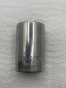 Vintage Craftsman USA 11/16" 12 Point 1/2" Drive Shallow Socket G Series 47507 - Picture 1 of 6