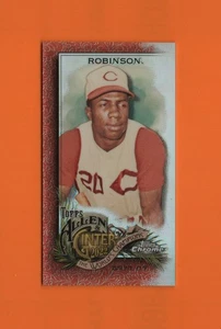 2022 Topps Allen & Ginter Chrome Mini Orange Ref. #142 Frank Robinson HOF 2/25 - Picture 1 of 2
