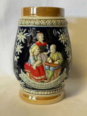 Katakombe Stein 1976 CS3 Rare Full Cobalt Variant Ceramarte Brazil - Image 1 of 4