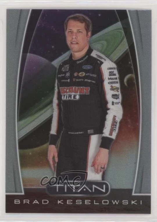 2020 Panini Chronicles Titan Holo Prizm Brad Keselowski #10 - Image 1 of 2