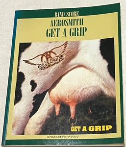 Aerosmith Get A Grip JAPAN BAND SCORE BOOK GUITAR TAB - Picture 1 of 10