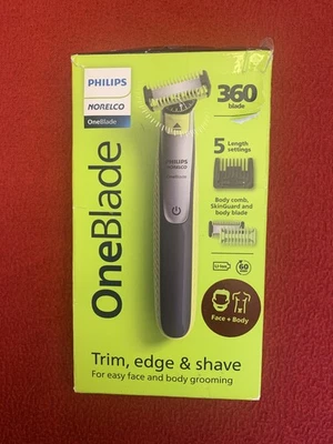 Afeitadora recortadora híbrida Philips Norelco OneBlade 360 cara + cuerpo QP2834/70 #p34 Foto 1 de 4