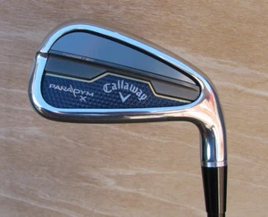 MINT CALLAWAY PARADYM X 7 IRON 27.5 LOFT STIFF FLEX GRAPHITE FITTING CART DEMO - Picture 1 of 8