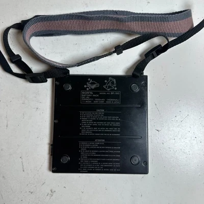 Batería de reproductor de CD compacto vintage Sony Discman BP-100 negro 6V 1000mAh Foto 1 de 4