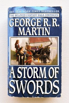 A Storm of Swords George R.R. Martin Original Cover PB 3rd Print - Image 1 of 4