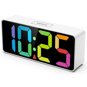 7.5 Inches Large Digital Alarm Clock for Seniors & Kids, 0-100% Dimmable Disp... - Picture 1 of 8
