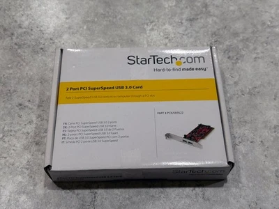 StarTech 2 Port USB-A 3.0 Card - 5 GBps 2x PCIe - Image 1 of 2