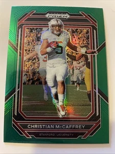 2023 Panini Prizm Draft Picks - Christian McCaffrey #17 Green Prizm - Bild 1 von 2
