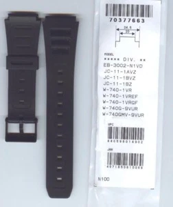 Casio digital sports watch W740 JC11 resin rubber strap band bracelet NEW - Bild 1 von 2