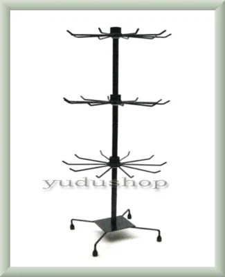 Verkaufsständer mit 3 Etage Metall 73cm schwarz