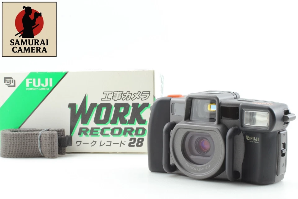 [MINT] Fuji Fujifilm Work Record 28 Point & Shoot Film Camera From JAPAN - Image 1 of 4