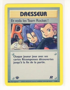 ~FR~ FRANCESE Et voila les Team Rocket! Carta Pokemon Holo 15/82 1a Edizione (PE2) - Foto 1 di 11