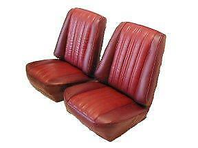 Acme U919-4558 Red Vinyl Front Bucket and Rear Bench Seat Upholstery 