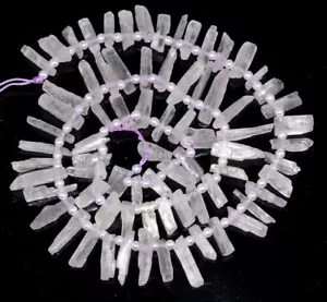 9X3 MM ROSA KUNZIT EDELSTEIN KLASSE AAA GRADUIERT STRICHPUNKT LOSE PERLEN 16,5 ZOLL - Bild 1 von 4