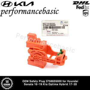 OEM Safety Plug 37586E6000 for Hyundai Sonata 16-19 Kia Optima Hybrid 17-20 - Picture 1 of 4