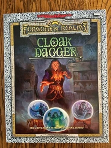 AD&D Forgotten Realms Cloak and Dagger 2e TSR 11627 Exc cond - Picture 1 of 2