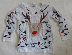 CHRISTMAS PARTY Weihnachtsfeier Unisex Hirsch Weihnachten Pullover 2XL - Bild 1 von 5