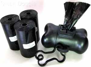Bone-Shaped Doggie Poop Bag Dispenser + 3 Rolls of Refill Bags *FREE SHIPPING!* - Picture 1 of 9