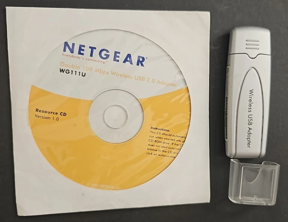 Netgear WG111U - Dual Band 108 Mbps Wireless USB 2.0 Adapter - Image 1 of 1