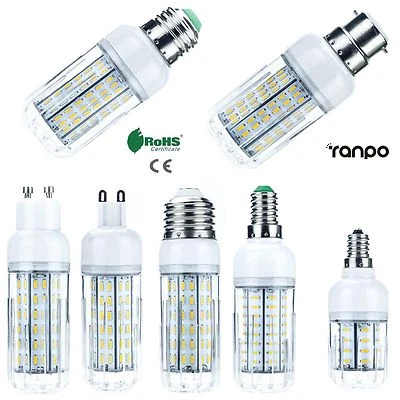 10W 20W 25W 30W LED Mais Lampadina E26 E27 E12 E14 G9 GU10 4014 SMD Luce Lampada - Immagine 1 di 4
