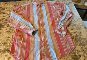 THE TERRITORY AHEAD Vintage Mens Size XLT Aztec Style Button Front Shirt - Picture 1 of 19