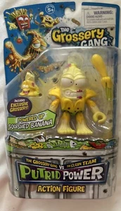 Putrid Power Squished Banana Ricardo Grossery Grocery Gang Action Figure New - Picture 1 of 6