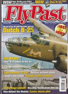 FLYPAST 02 2005 DUTCH B-25 / HUNTERS 74e SQU / HALIFAX / OP SKUA / HS 129 - Picture 1 of 3