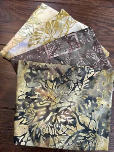 MODA Landry Basket Quilts Batik 1/2 Yard Bundle- Set Of Four- Cotton Fabric - Picture 1 of 3