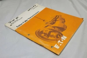 1986 Eaton Fuller Modell RT-6613 RTO-6613 Getriebe Werkstatt Service Reparaturanleitung - Bild 1 von 9