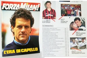 FORZA MILAN! - N. 7-8 - LUGLIO/AGOSTO 1991 - L'ERA DI FABIO CAPELLO - RIVISTA - Foto 1 di 4