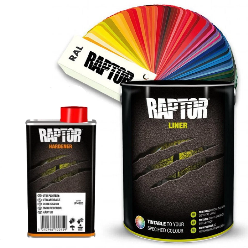 Raptor Lack Gebinden-Sets. Ca. 50 schwarze, graue und weiße Töne. Upol - Bild 1 von 4