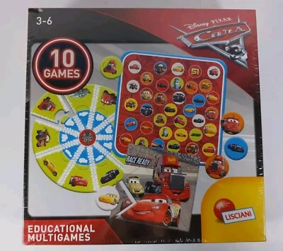 Pixar Cars Games - Cars 3: 10 Educational Multigames - New & Sealed              - Image 1 of 4