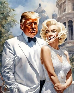 Donald Trump and Marilyn Monroe by Jaye Metcalfe - Picture 1 of 1